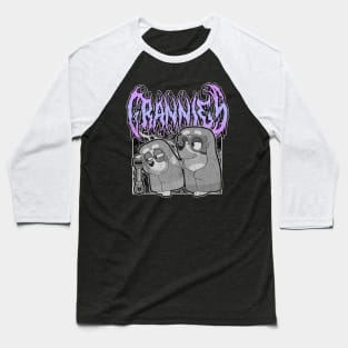 Grannies death metal funny Baseball T-Shirt